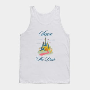 Save the Date Fairytail Castle Tank Top